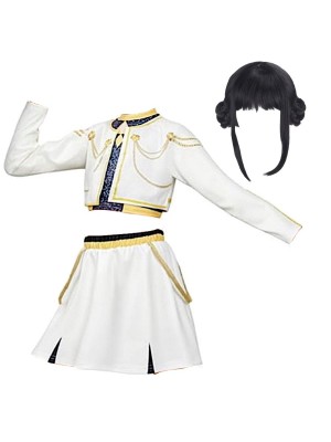 Simil Korean Pop Coreano Performance Hunter Vestito Completo Mira Nero DEMON073